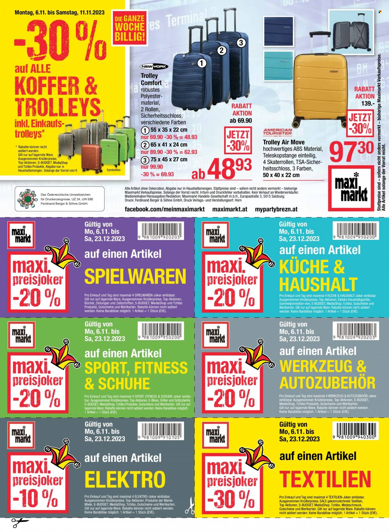 Angebote Maximarkt - 6.11.2023 - 11.11.2023. Seite 16