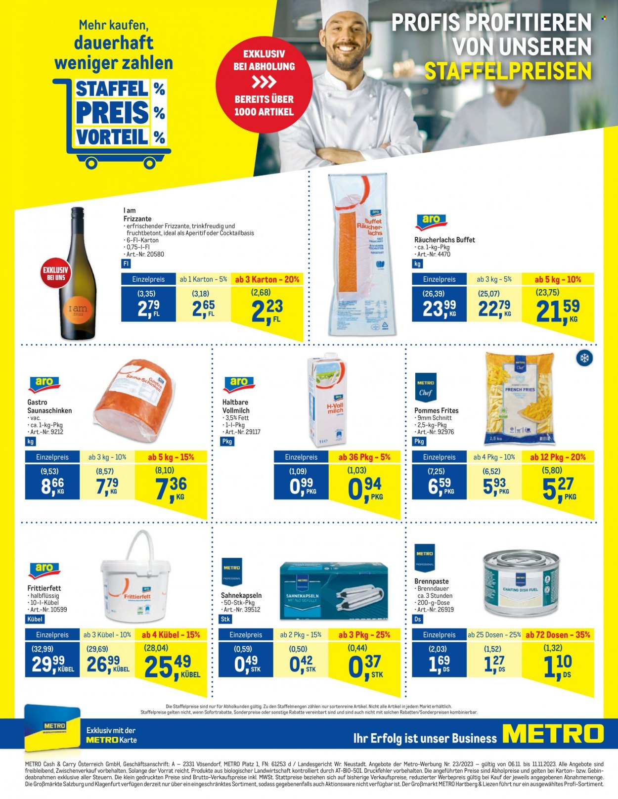 Angebote Metro - 6.11.2023 - 11.11.2023. Seite 8