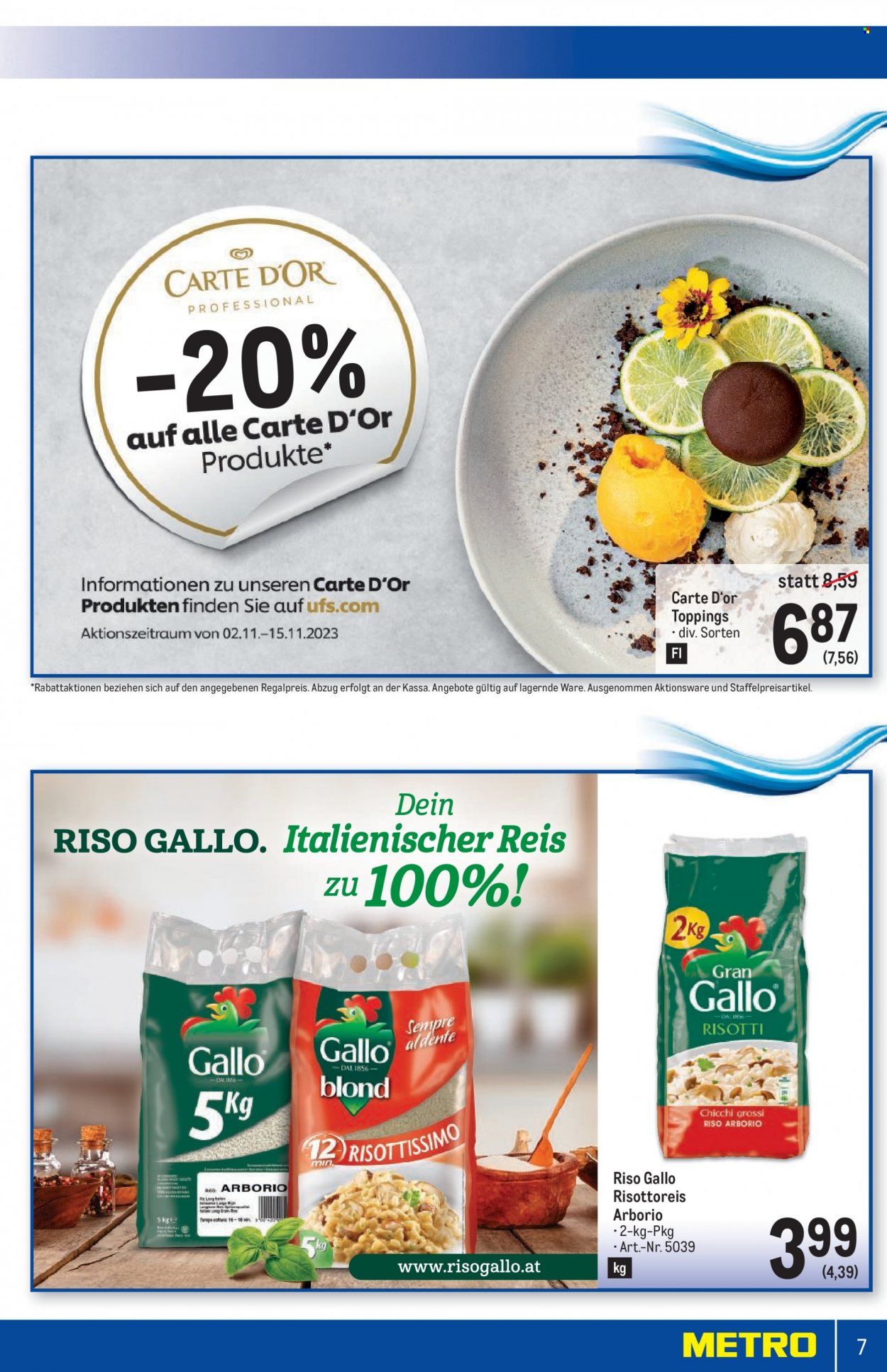 Angebote Metro - 2.11.2023 - 15.11.2023. Seite 7