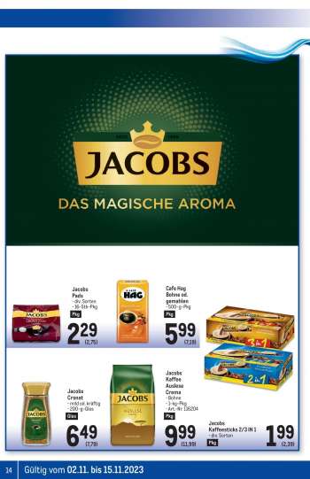 thumbnail - Jacobs Kaffeesticks 2/3 IN 1