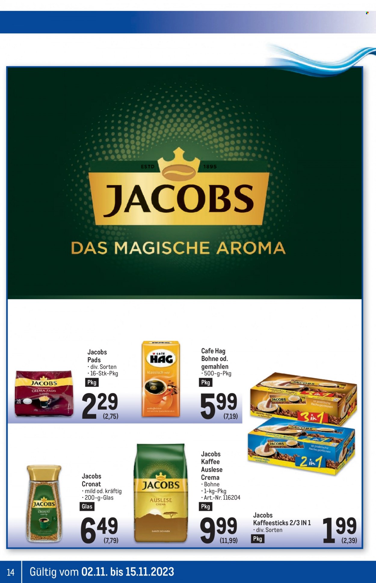 Angebote Metro - 2.11.2023 - 15.11.2023. Seite 14