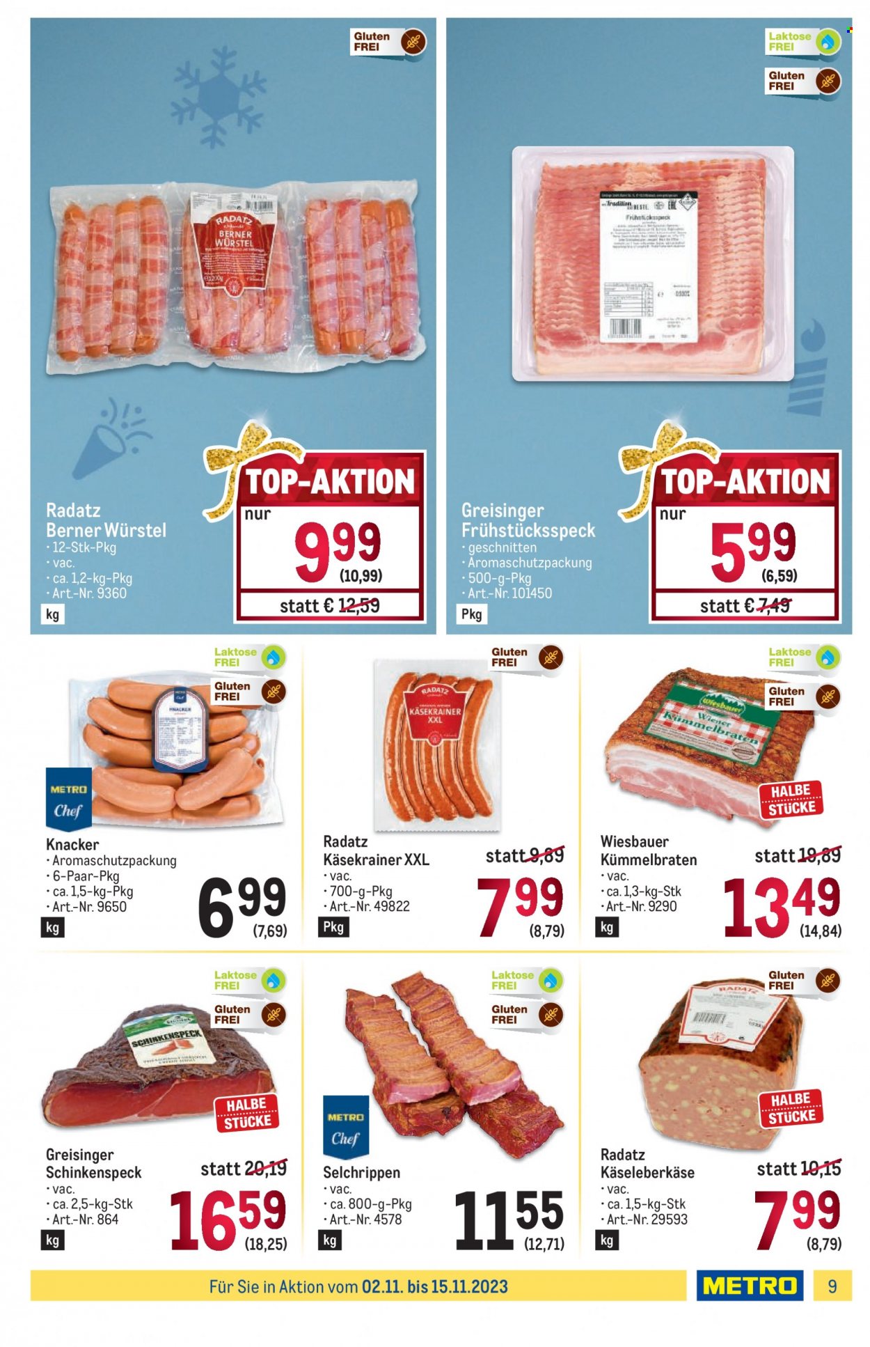 Angebote Metro - 2.11.2023 - 15.11.2023. Seite 9