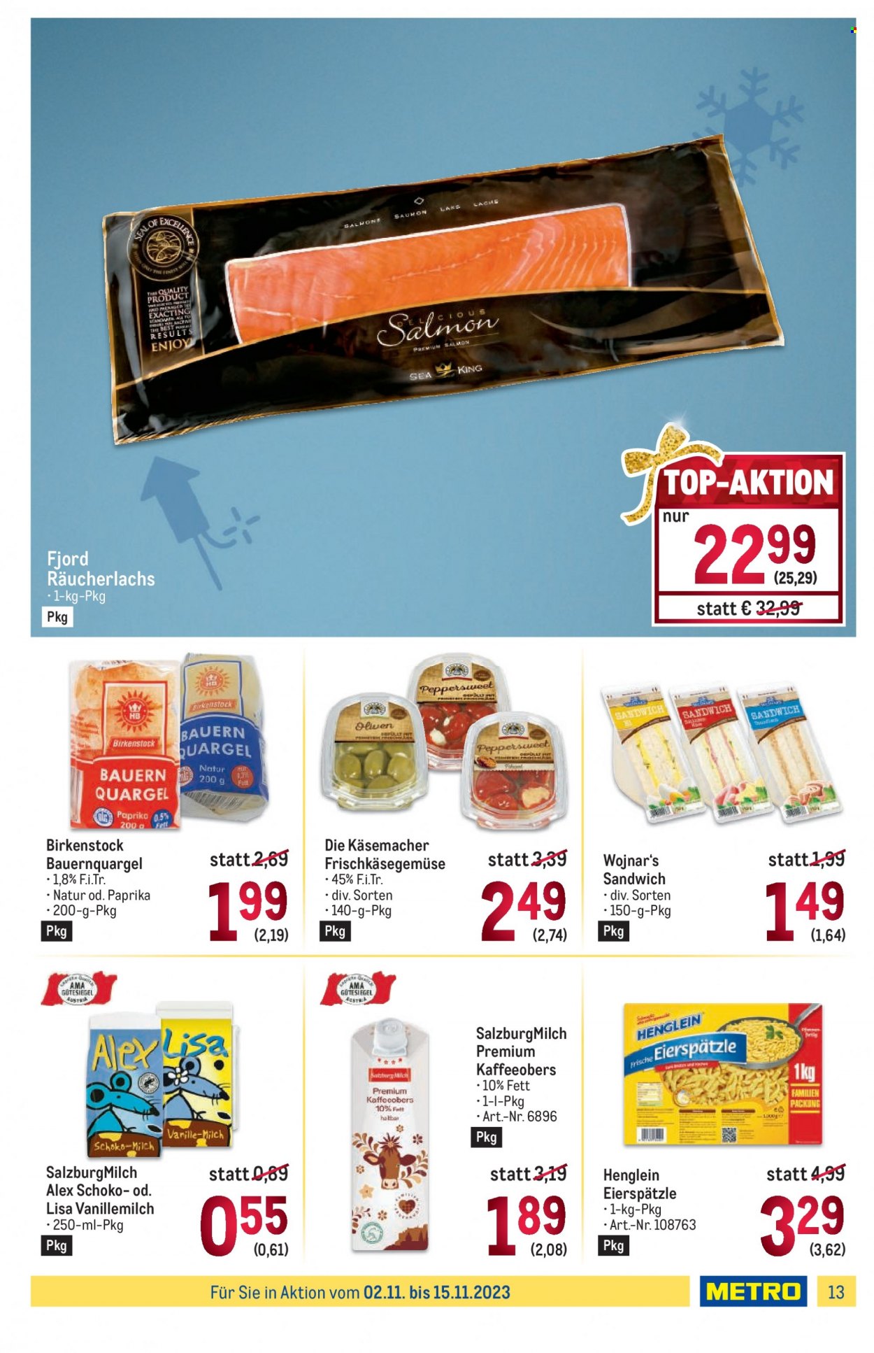 Angebote Metro - 2.11.2023 - 15.11.2023. Seite 13