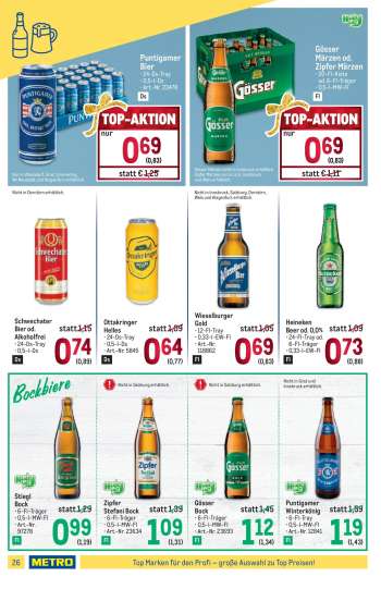 thumbnail - Heineken Beer od. 0,0% • 24-Fl-Tray od. 6-Fl-Träger • 0,33-l-EW-Fl Fl