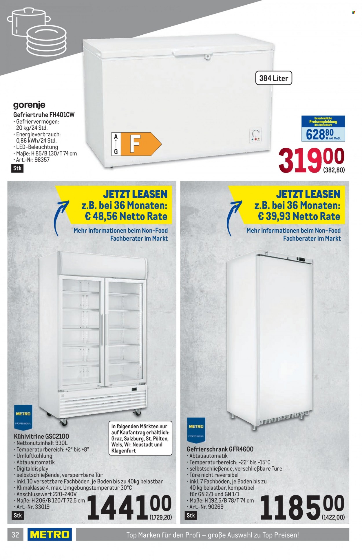 Angebote Metro - 2.11.2023 - 15.11.2023. Seite 32
