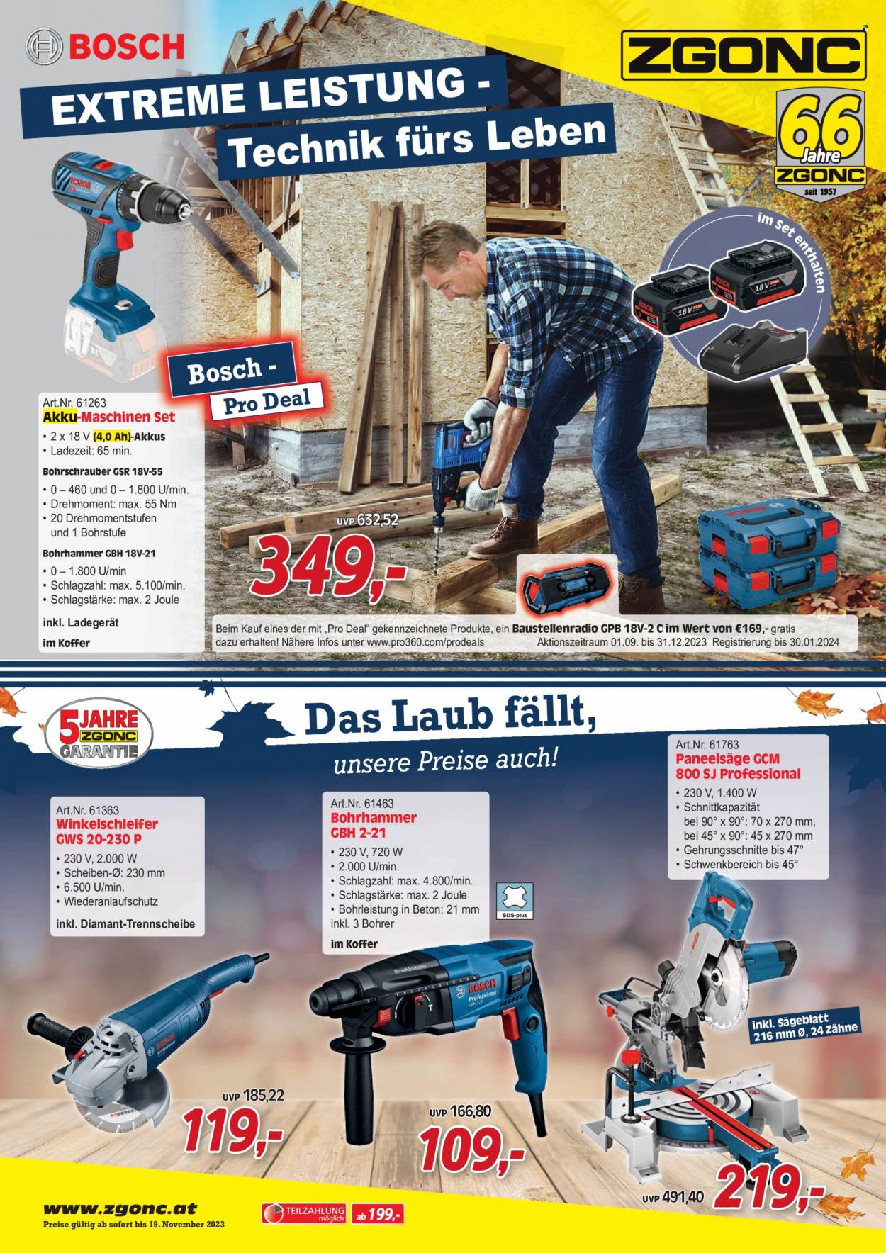 Angebote Zgonc - 5.11.2023 - 30.11.2023. Seite 1