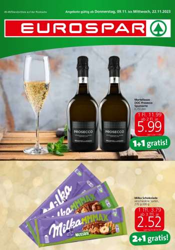 Angebote EUROSPAR - 9.11.2023 - 22.11.2023.