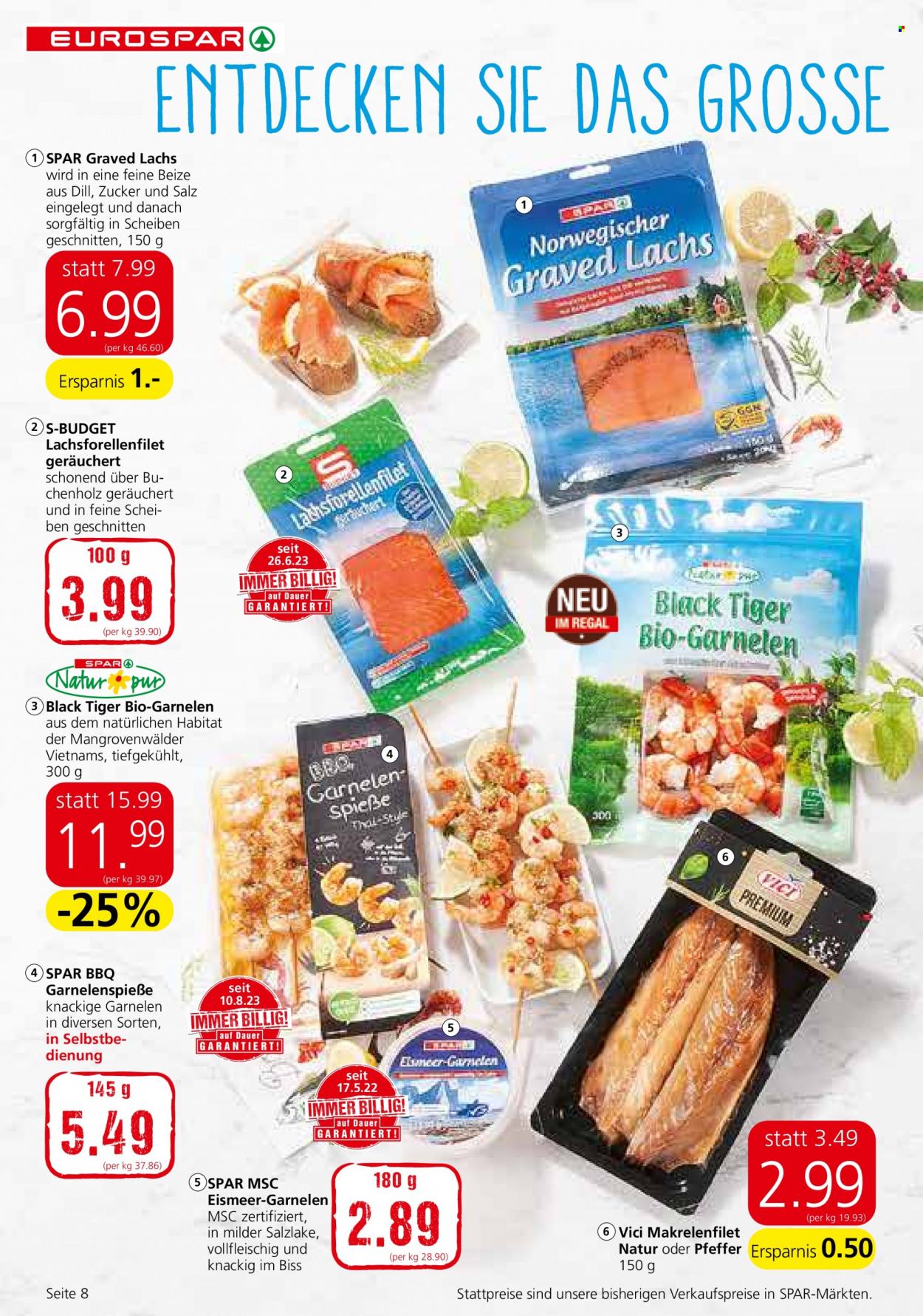 Angebote EUROSPAR - 9.11.2023 - 22.11.2023. Seite 8