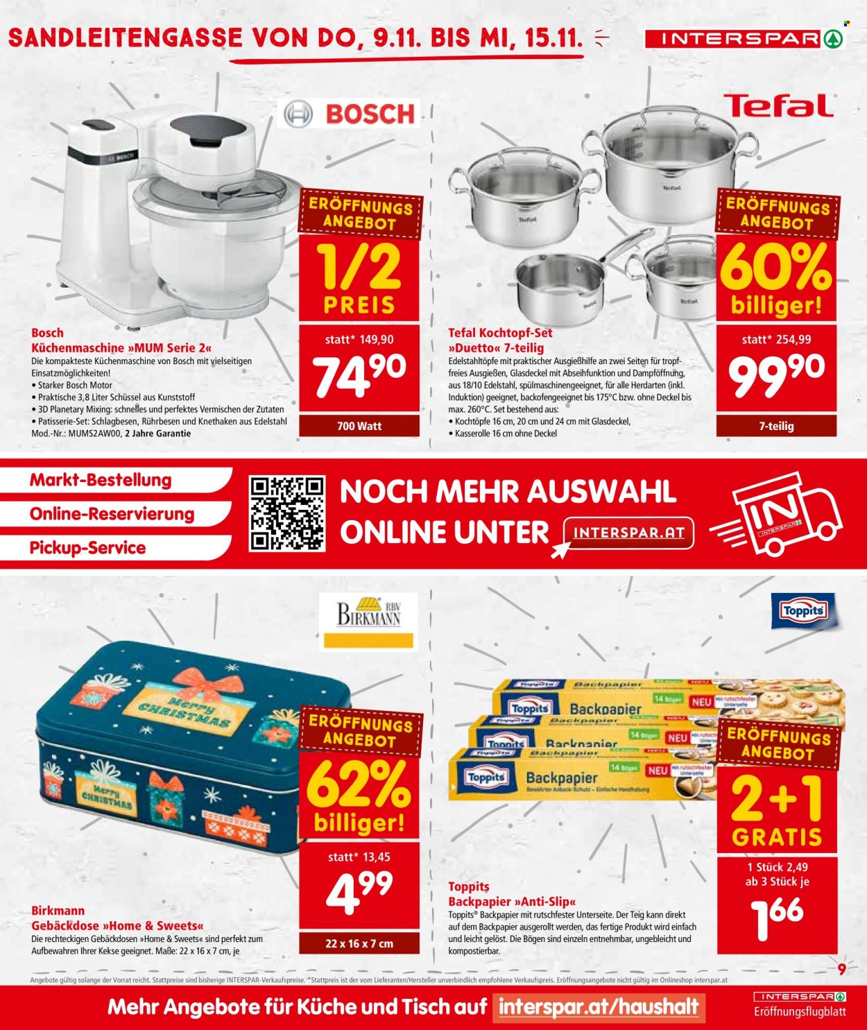 Angebote INTERSPAR - 9.11.2023 - 15.11.2023. Seite 9