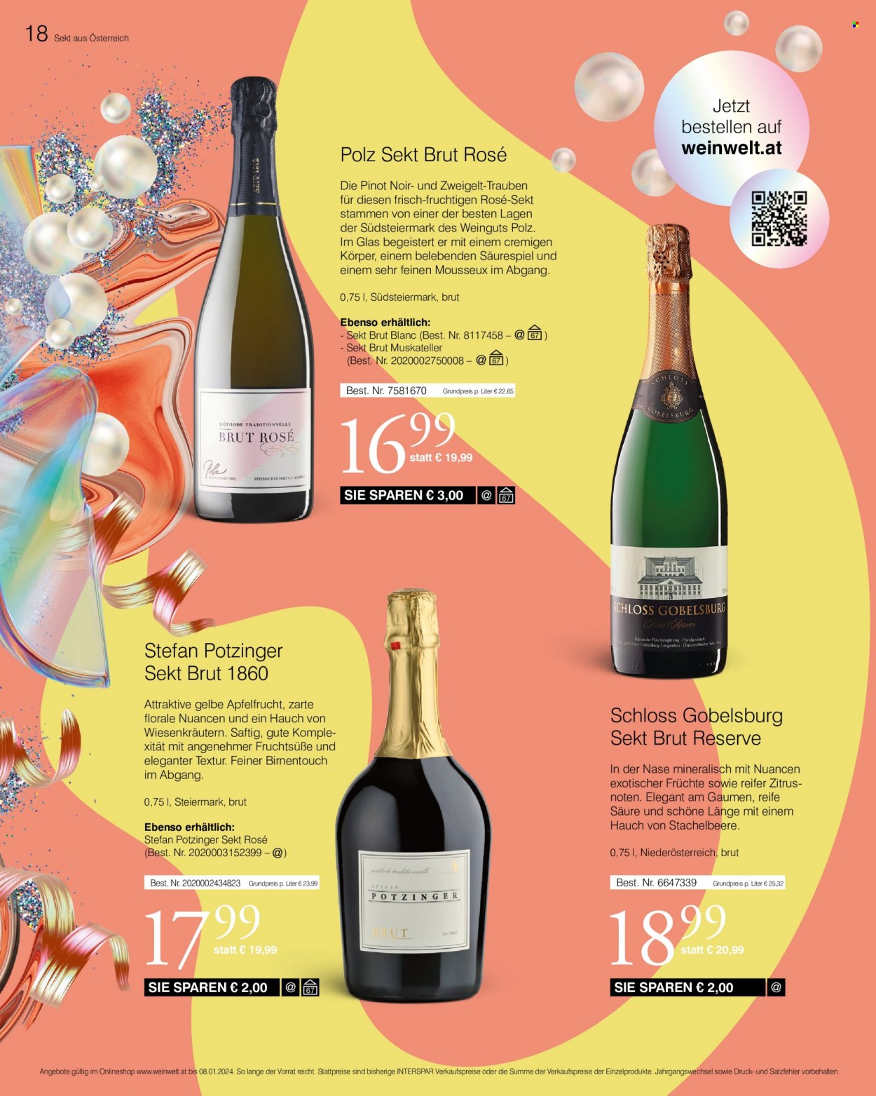 Angebote INTERSPAR - 8.11.2023 - 8.1.2024. Seite 18