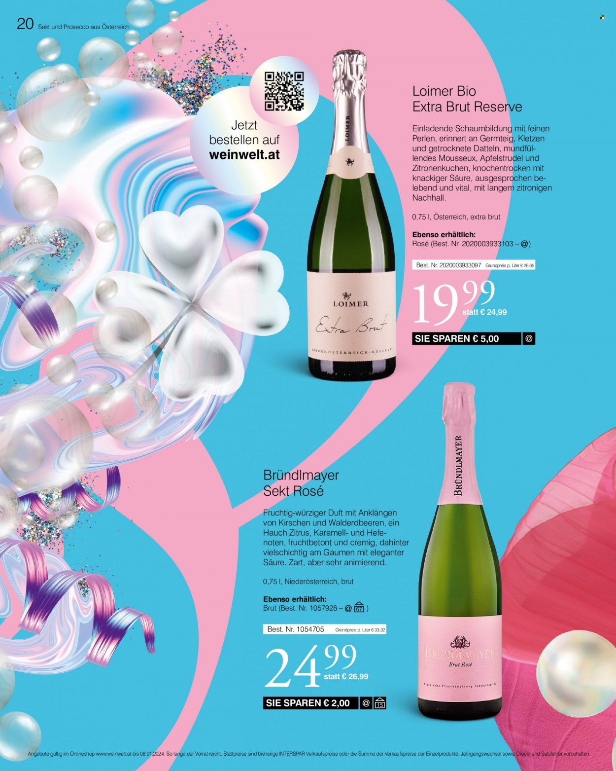 Angebote INTERSPAR - 8.11.2023 - 8.1.2024. Seite 20