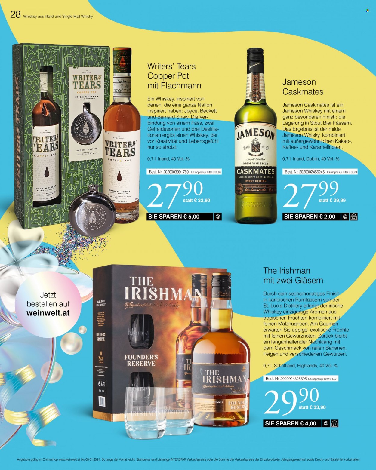 Angebote INTERSPAR - 8.11.2023 - 8.1.2024. Seite 28