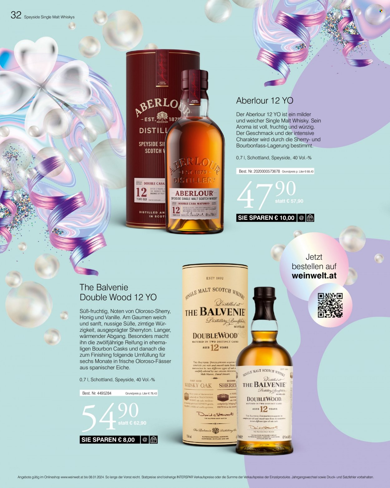 Angebote INTERSPAR - 8.11.2023 - 8.1.2024. Seite 32