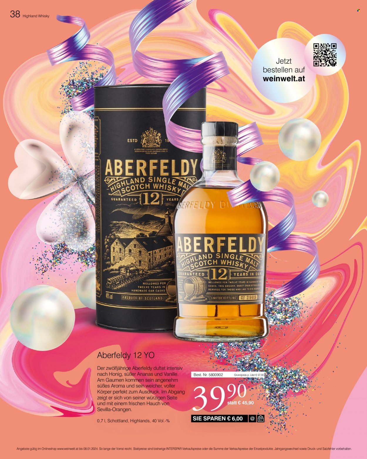 Angebote INTERSPAR - 8.11.2023 - 8.1.2024. Seite 38