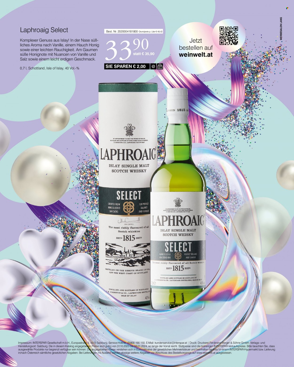 Angebote INTERSPAR - 8.11.2023 - 8.1.2024. Seite 52