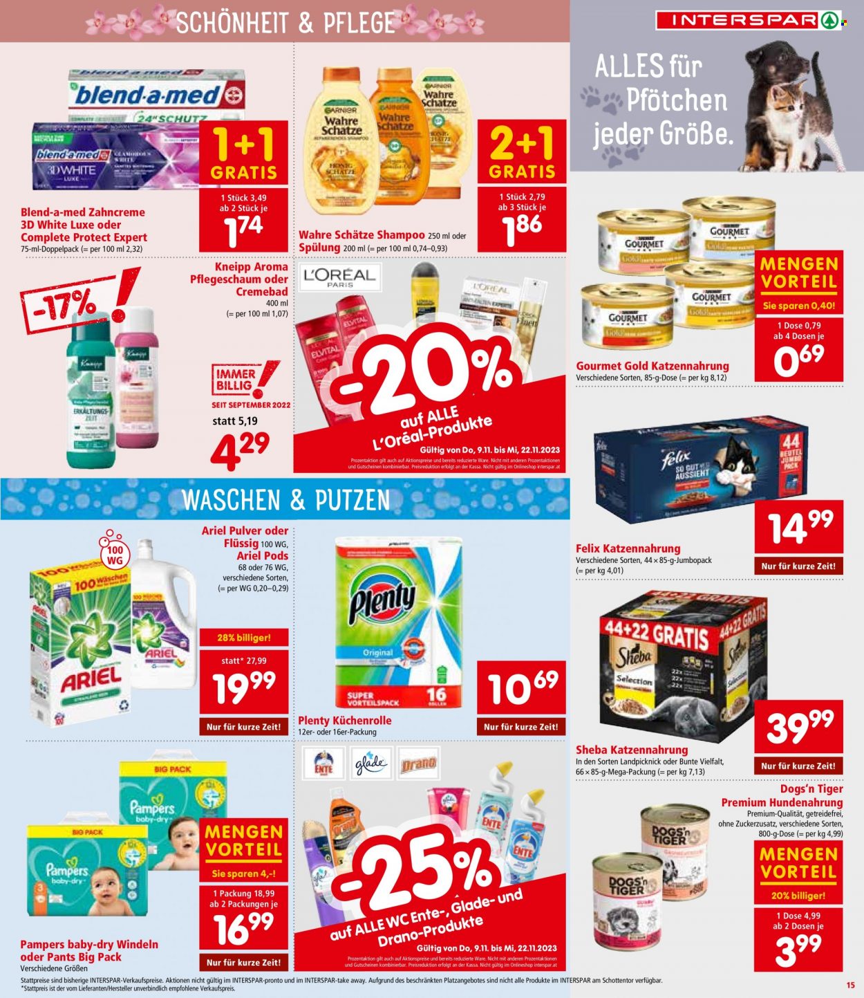 Angebote INTERSPAR - 9.11.2023 - 22.11.2023. Seite 13