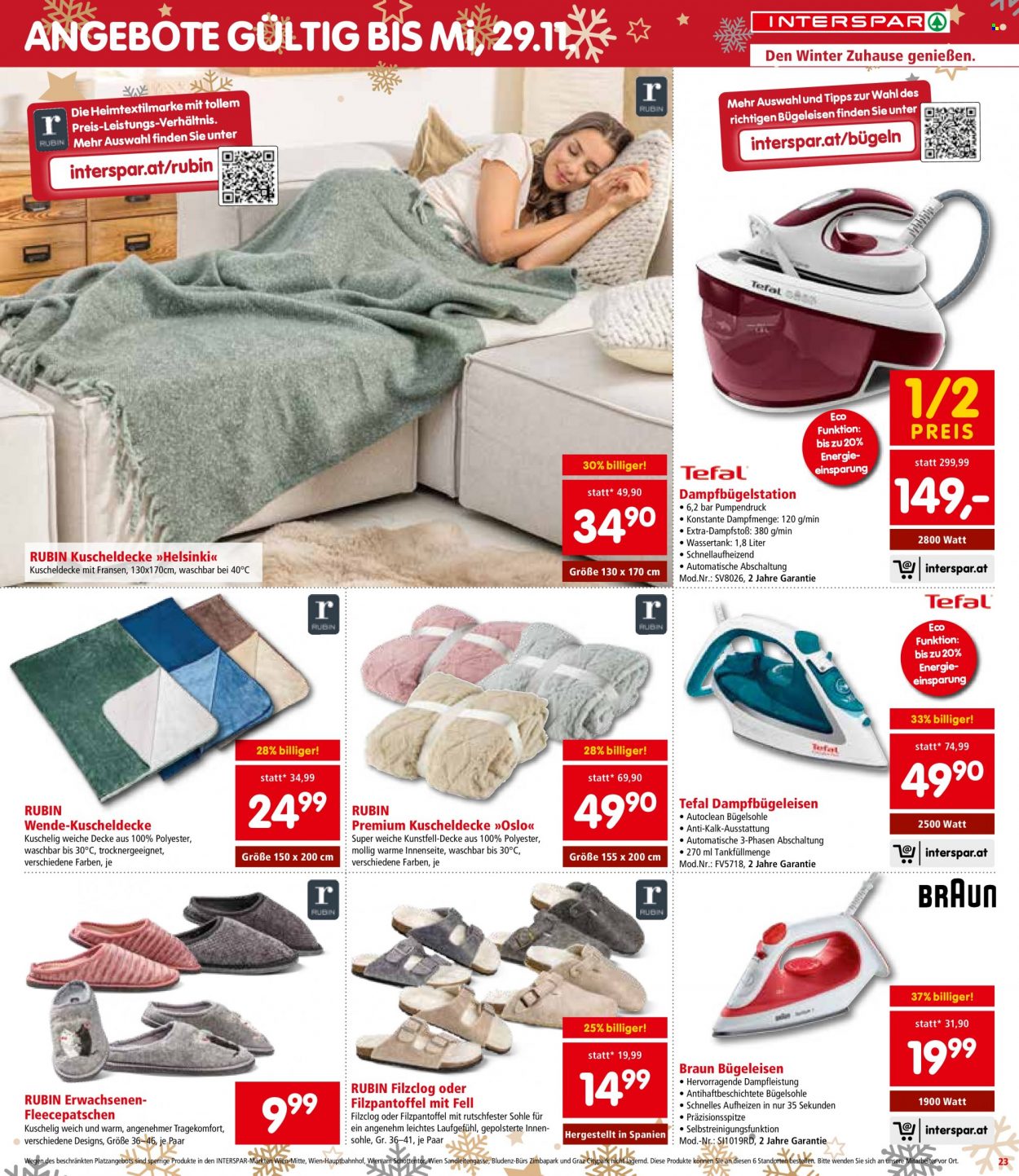 Angebote INTERSPAR - 9.11.2023 - 22.11.2023. Seite 21