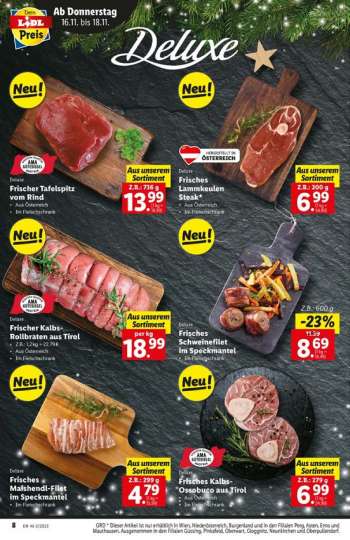 thumbnail - Deluxe Frisches Lammkeulen Steak