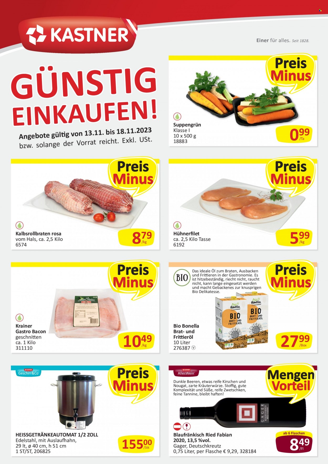 Angebote KASTNER - 13.11.2023 - 18.11.2023. Seite 1