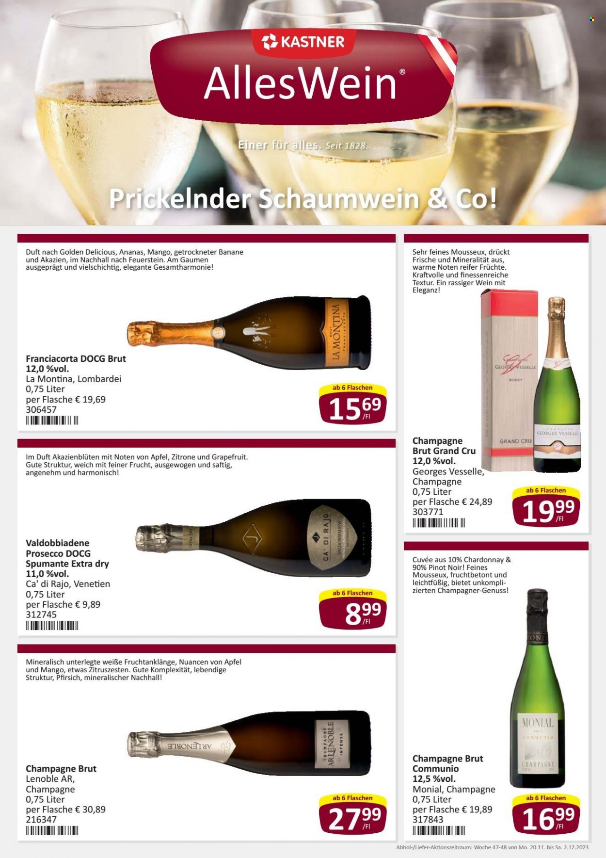 Angebote KASTNER - 20.11.2023 - 2.12.2023. Seite 1