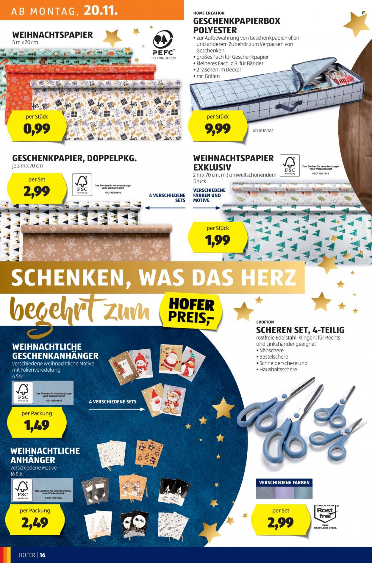 Angebote Hofer - 17.11.2023 - 23.11.2023. Seite 18