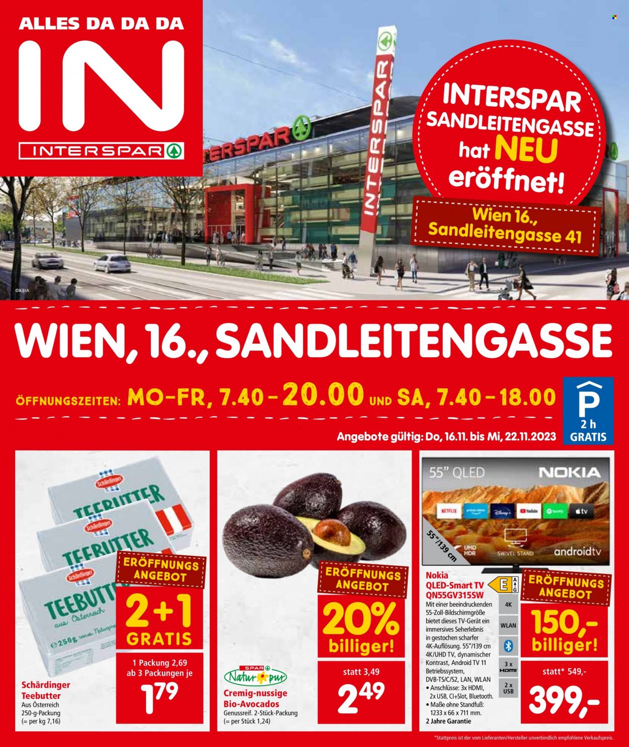 Angebote INTERSPAR - 16.11.2023 - 22.11.2023. Seite 1