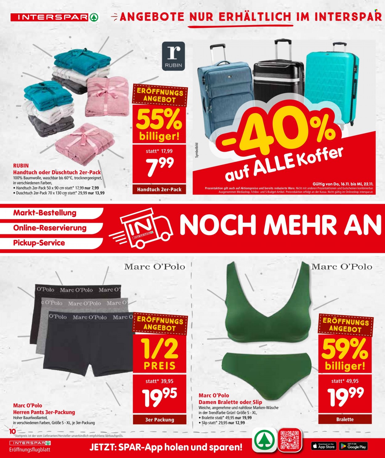 Angebote INTERSPAR - 16.11.2023 - 22.11.2023. Seite 10