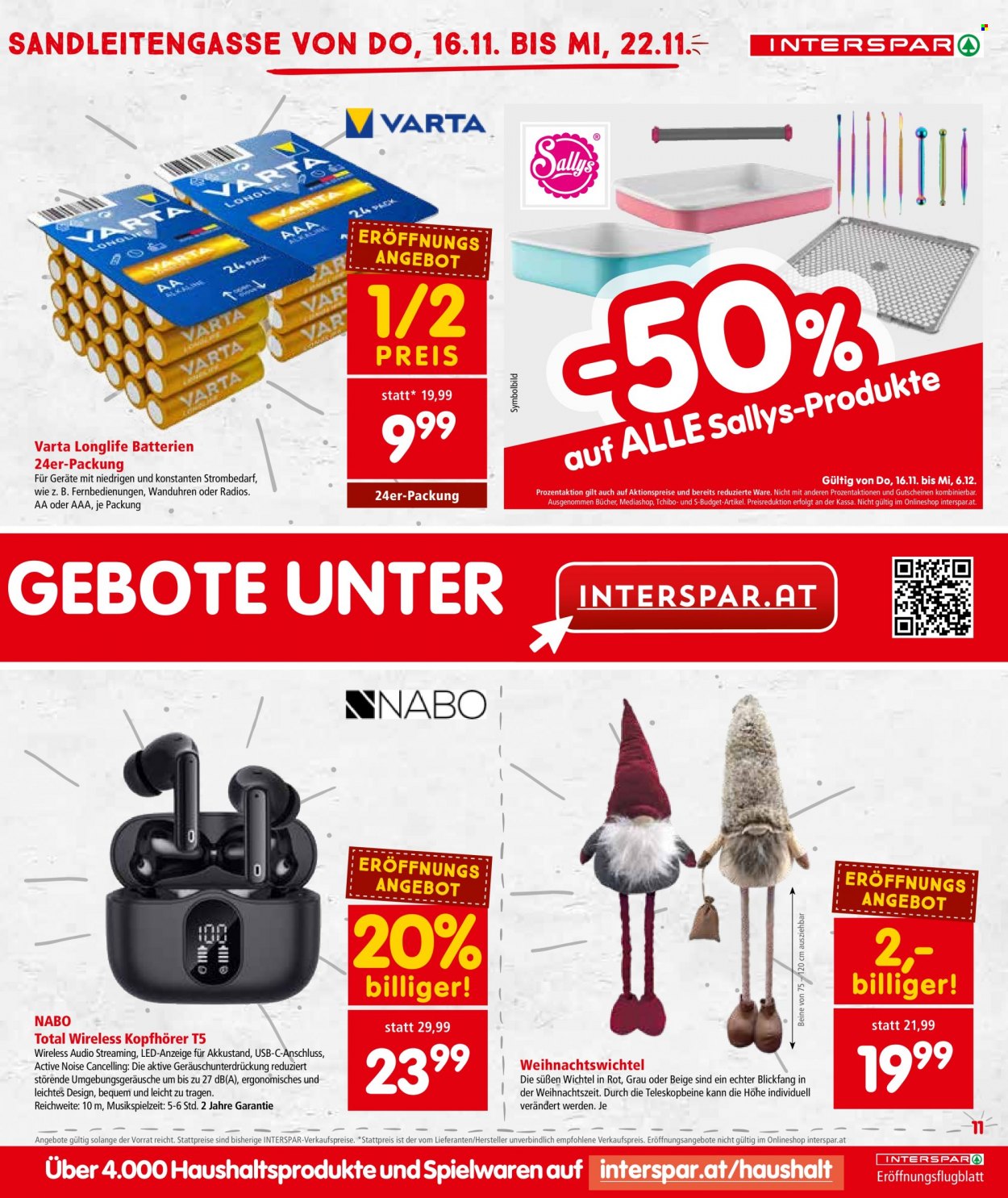 Angebote INTERSPAR - 16.11.2023 - 22.11.2023. Seite 11