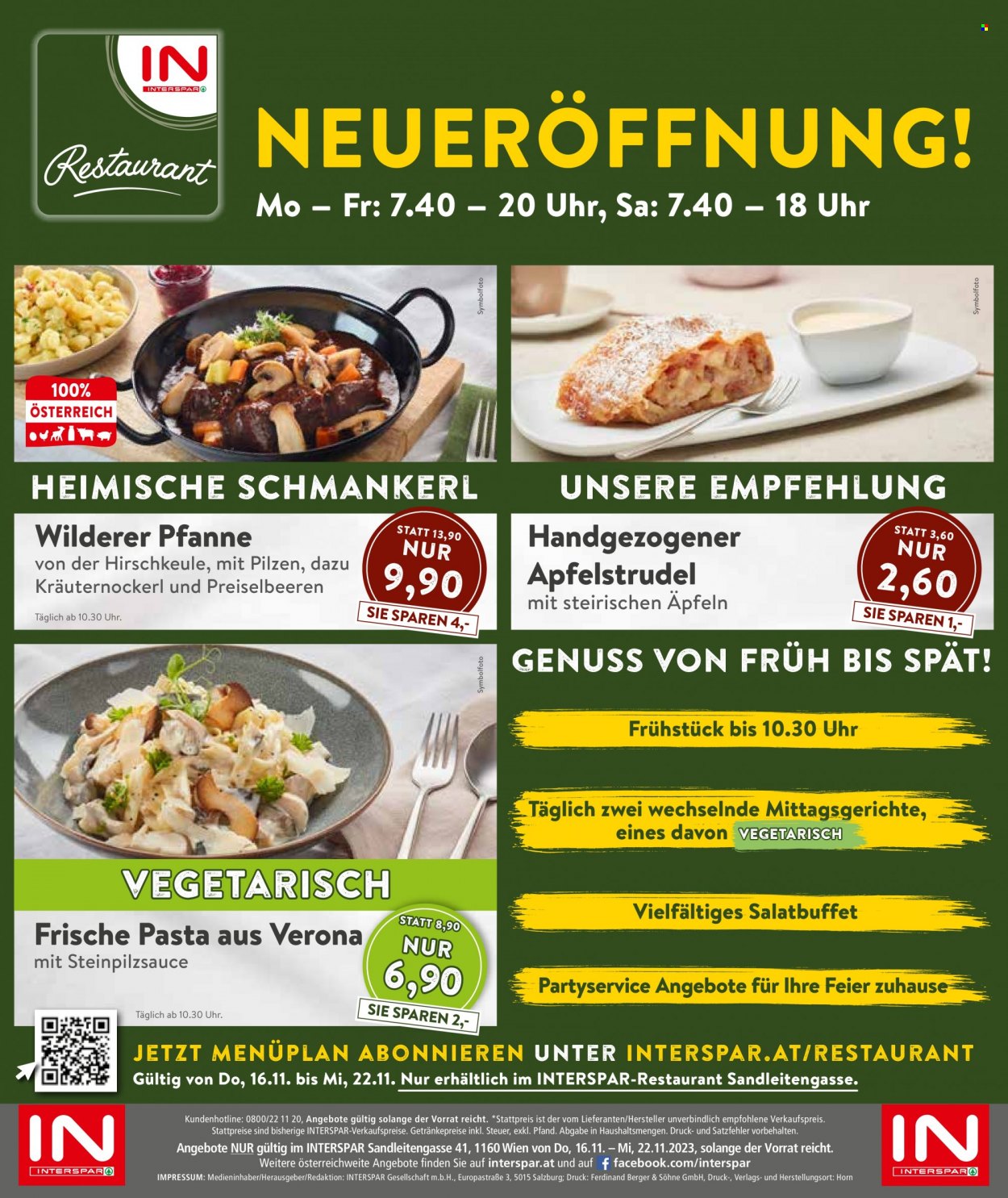 Angebote INTERSPAR - 16.11.2023 - 22.11.2023. Seite 12