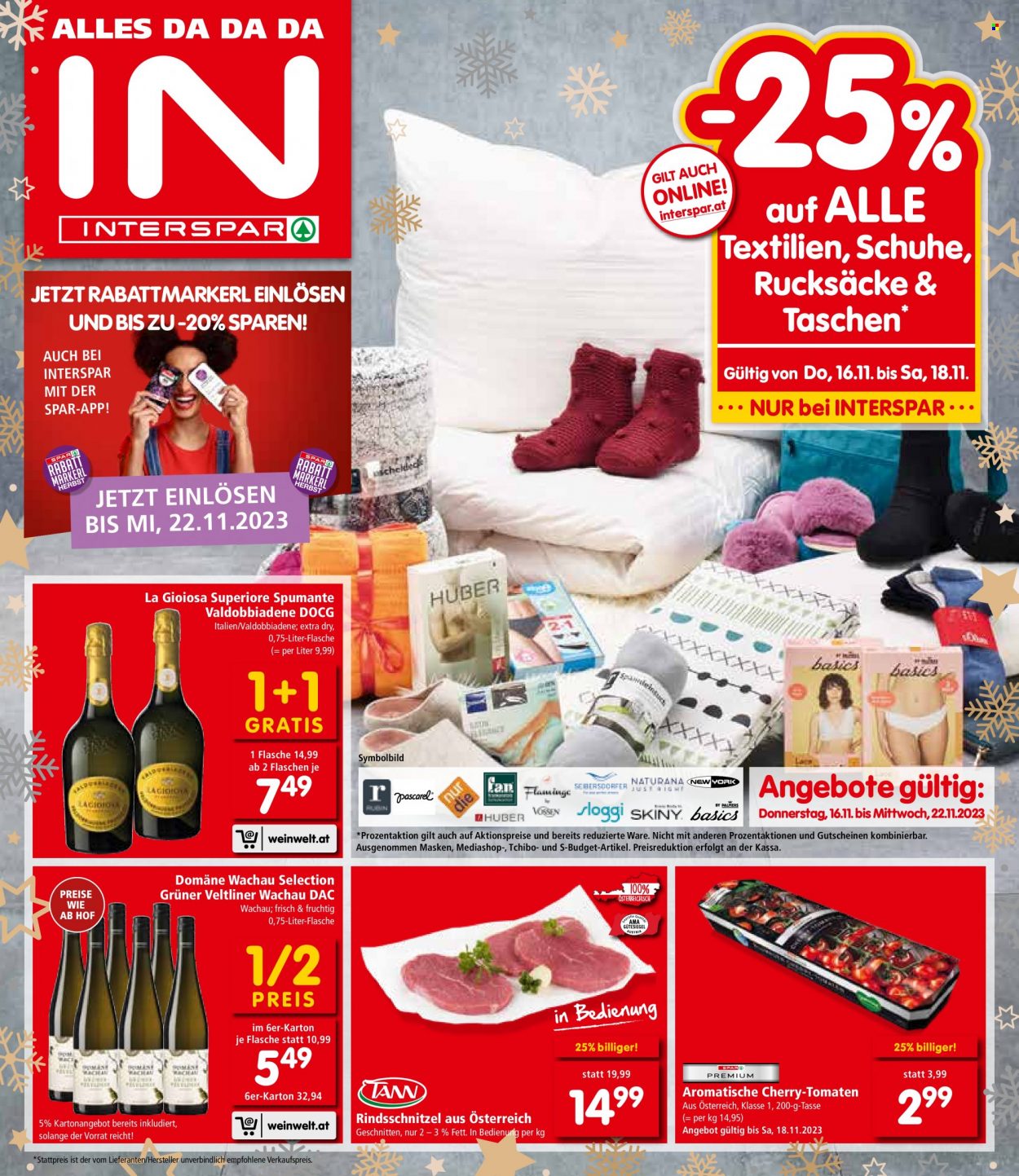 Angebote INTERSPAR - 16.11.2023 - 22.11.2023. Seite 1