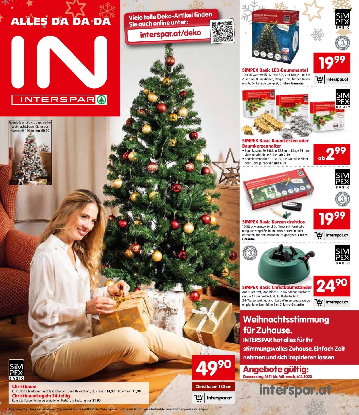 Angebote INTERSPAR - 16.11.2023 - 22.11.2023. Seite 10
