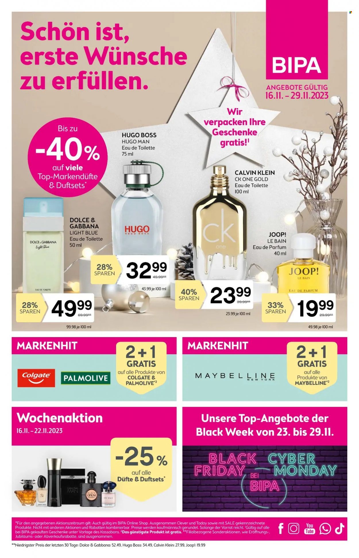 Angebote Bipa - 16.11.2023 - 29.11.2023. Seite 1