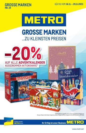 Angebote Metro - 16.11.2023 - 29.11.2023.