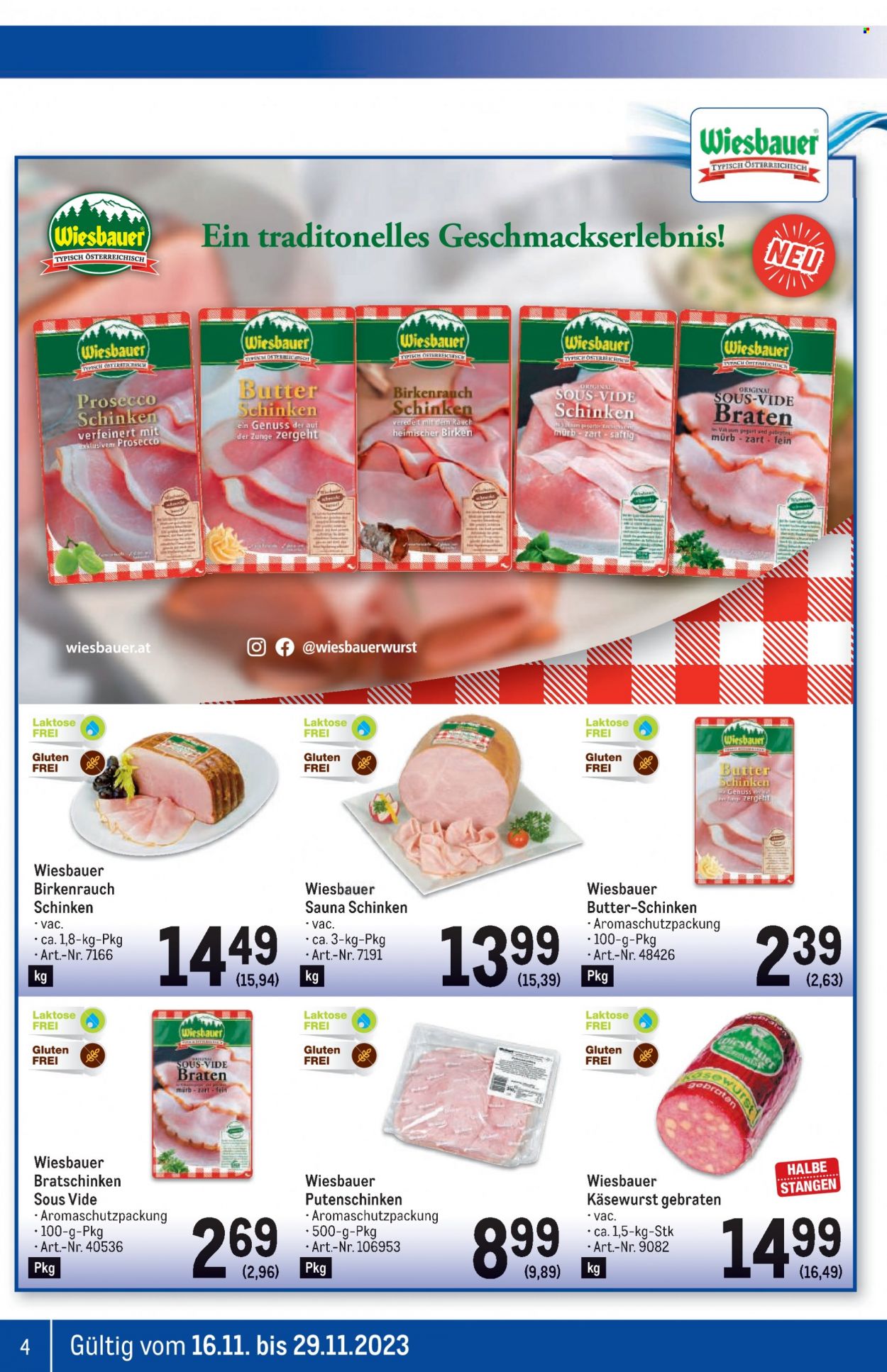 Angebote Metro - 16.11.2023 - 29.11.2023. Seite 4