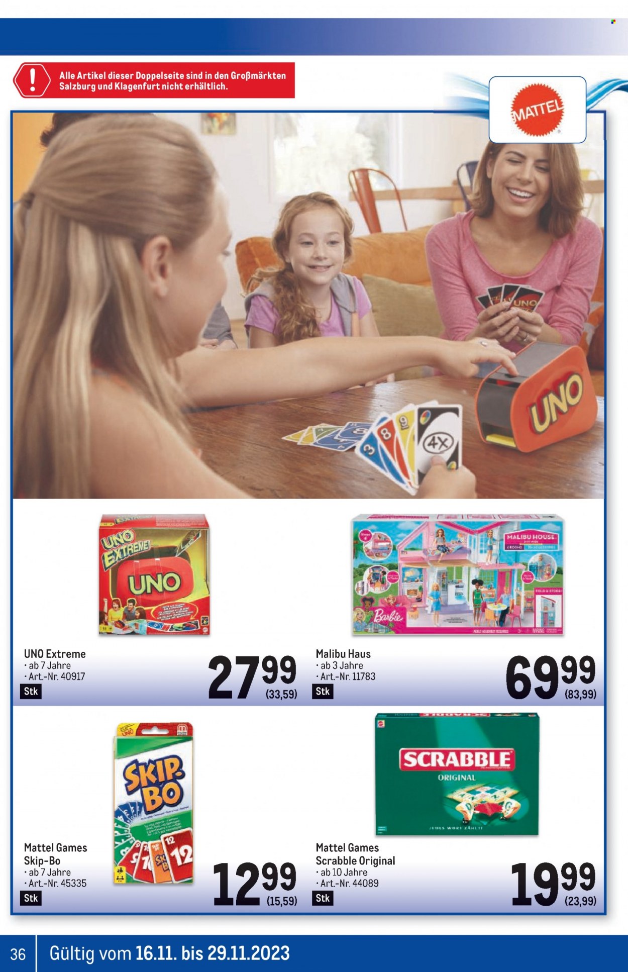 Angebote Metro - 16.11.2023 - 29.11.2023. Seite 36