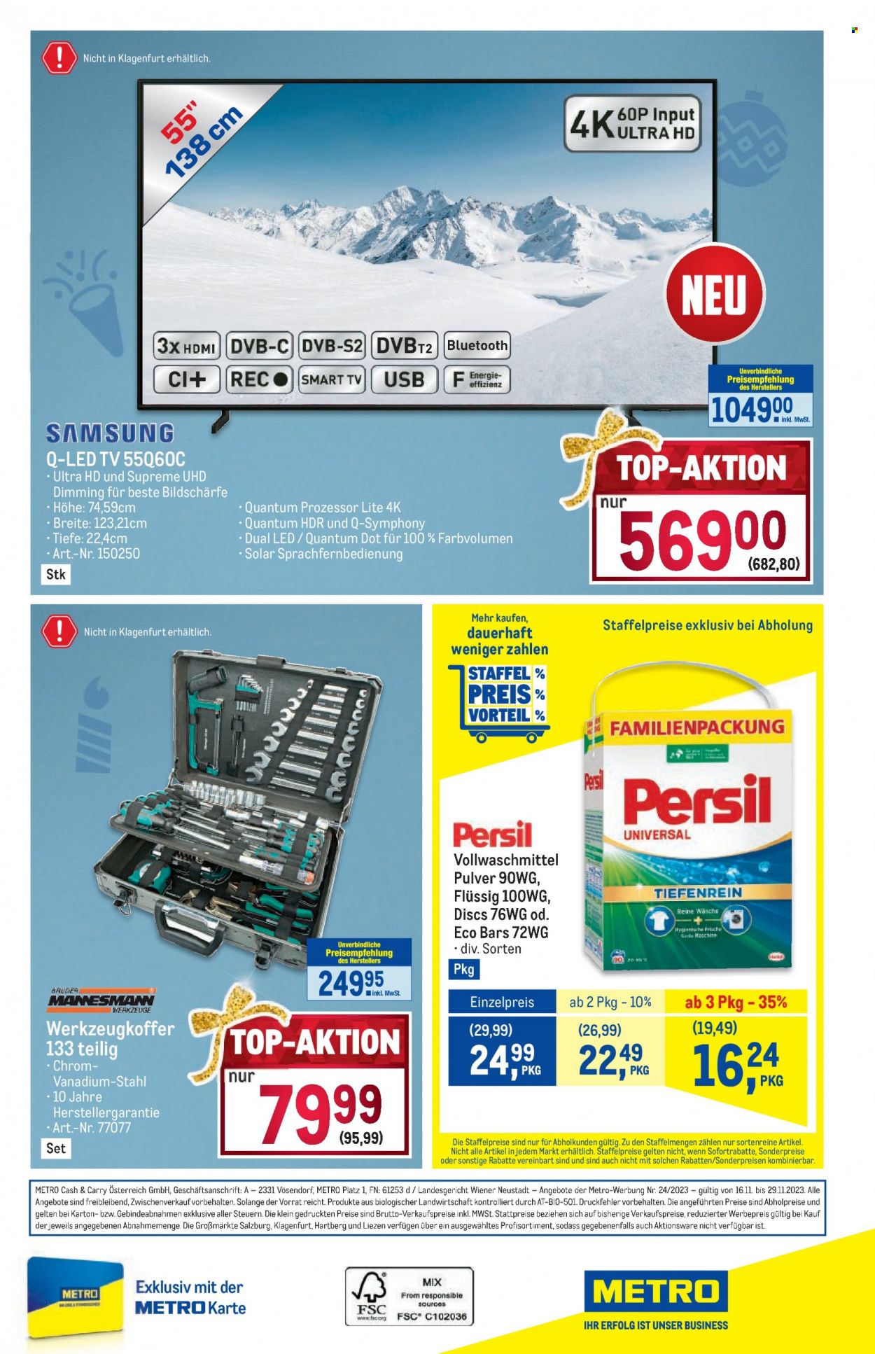 Angebote Metro - 16.11.2023 - 29.11.2023. Seite 40
