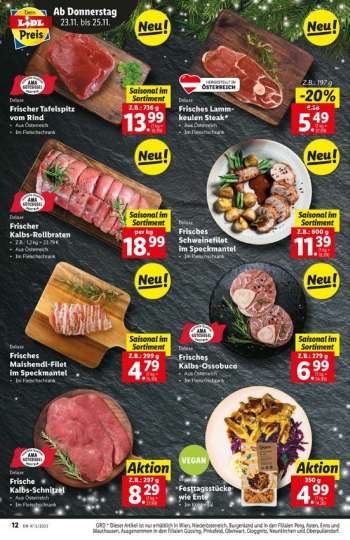 thumbnail - Deluxe Frisches Lamm keulen Steak