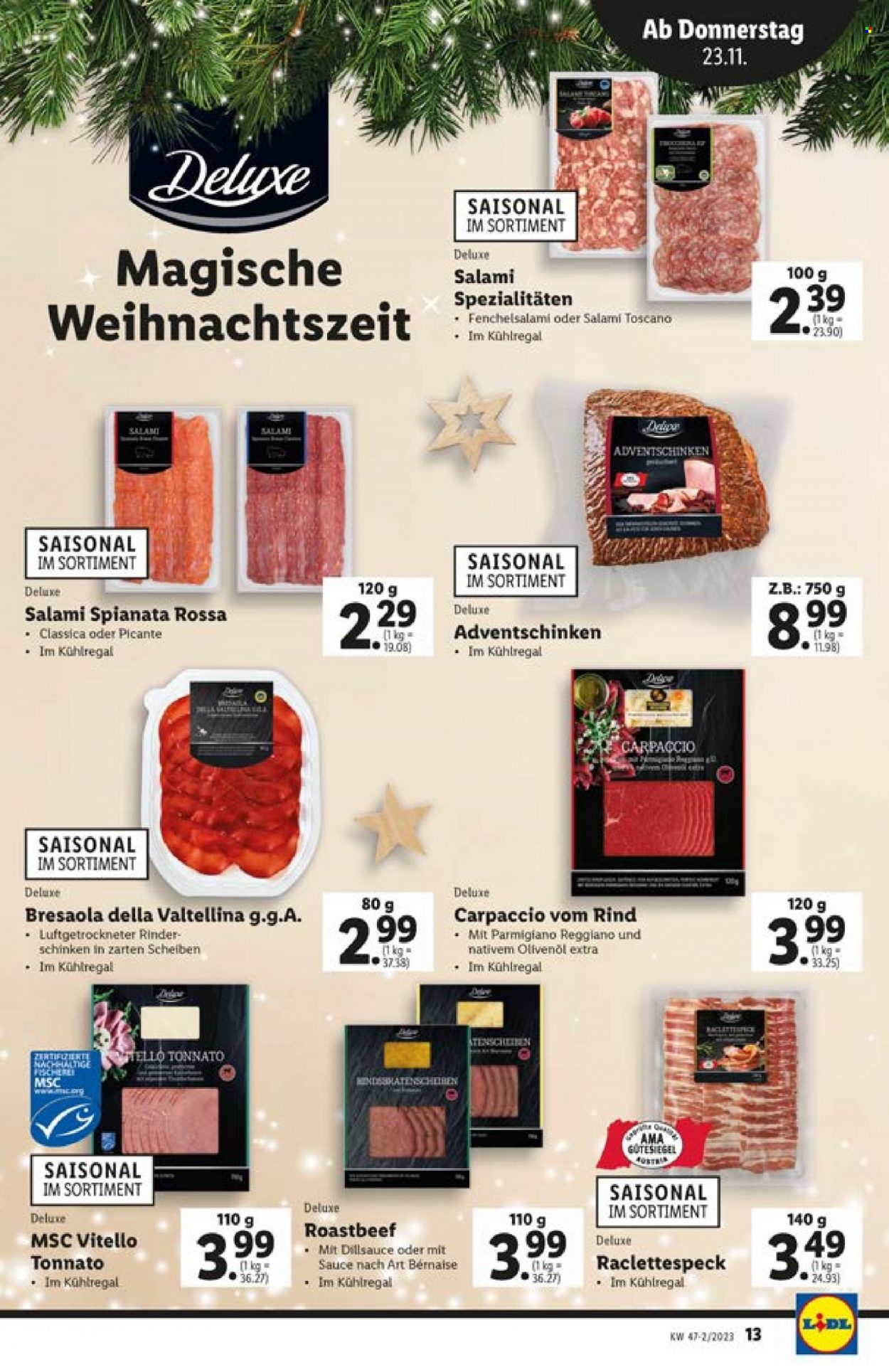 Angebote Lidl - 23.11.2023 - 29.11.2023. Seite 13