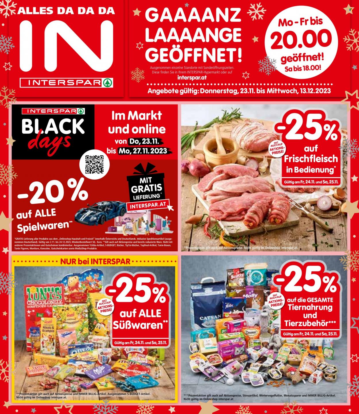 Angebote INTERSPAR - 23.11.2023 - 13.12.2023. Seite 1