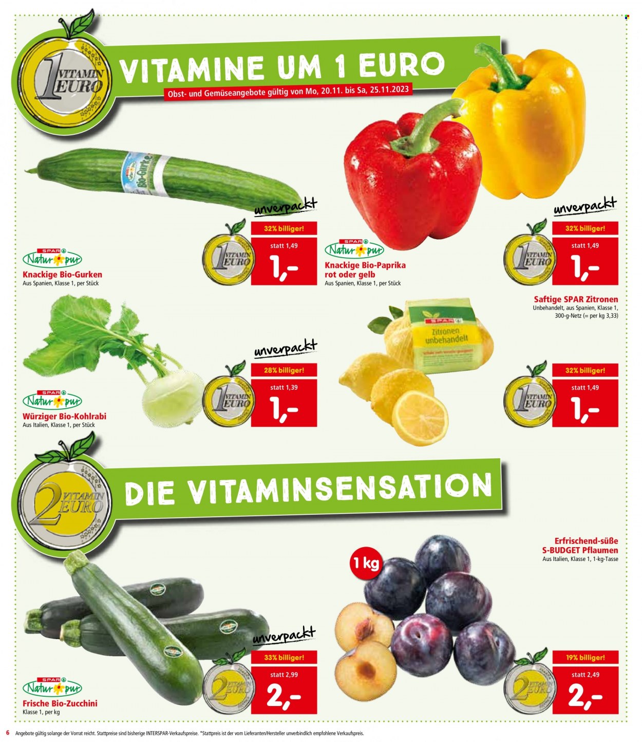 Angebote INTERSPAR - 23.11.2023 - 13.12.2023. Seite 6