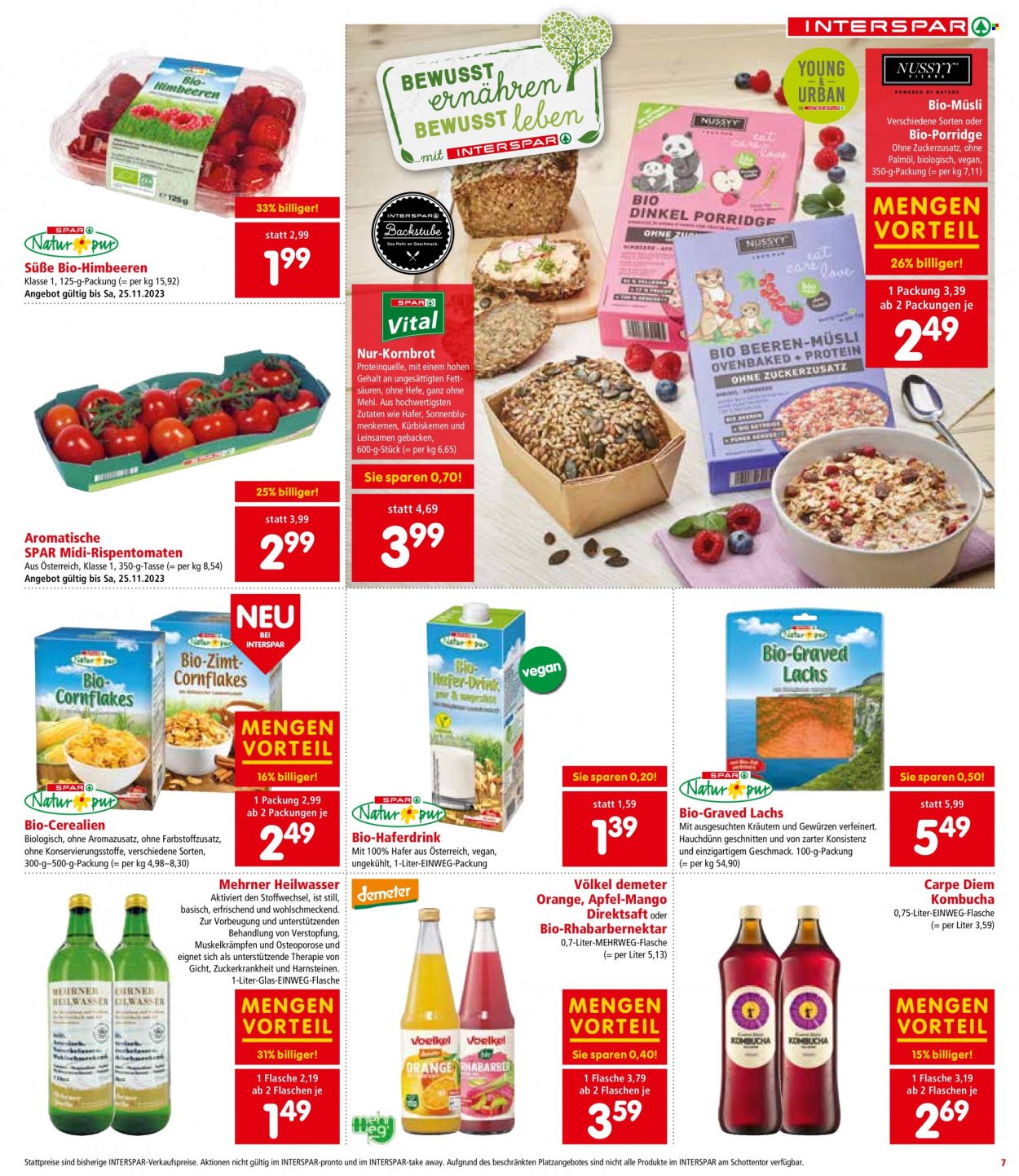 Angebote INTERSPAR - 23.11.2023 - 13.12.2023. Seite 7
