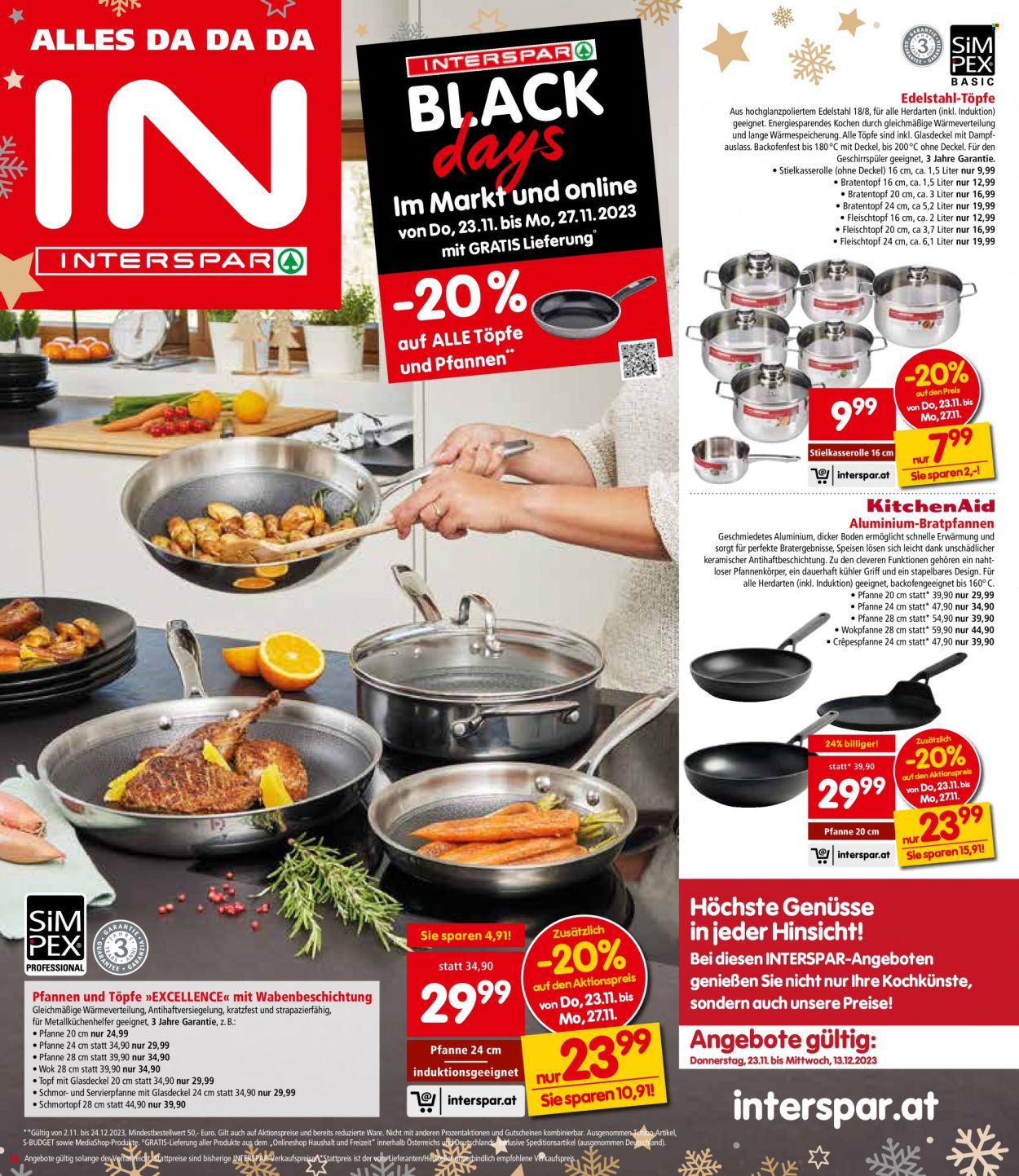 Angebote INTERSPAR - 23.11.2023 - 13.12.2023. Seite 18