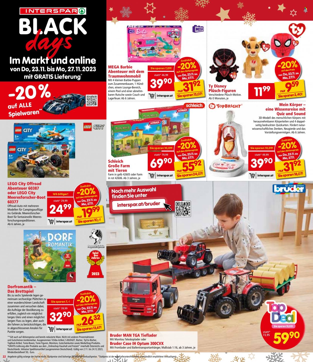 Angebote INTERSPAR - 23.11.2023 - 13.12.2023. Seite 22