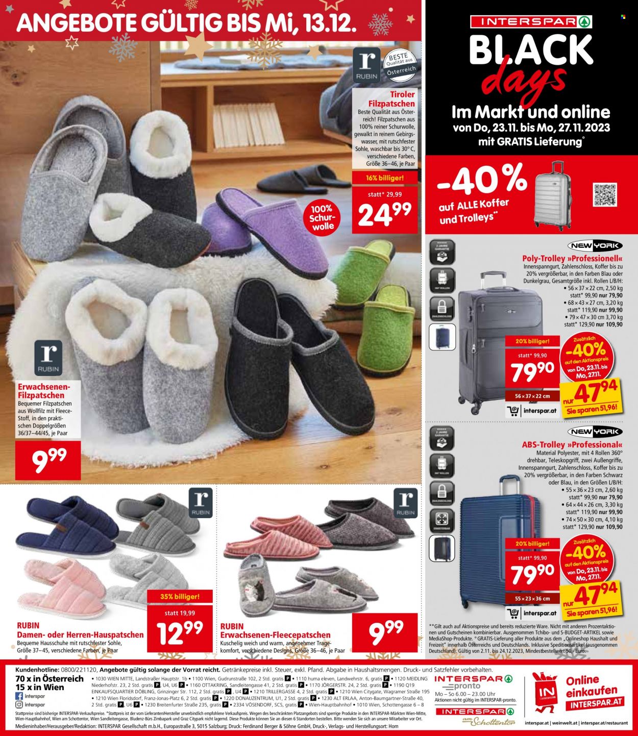 Angebote INTERSPAR - 23.11.2023 - 13.12.2023. Seite 24