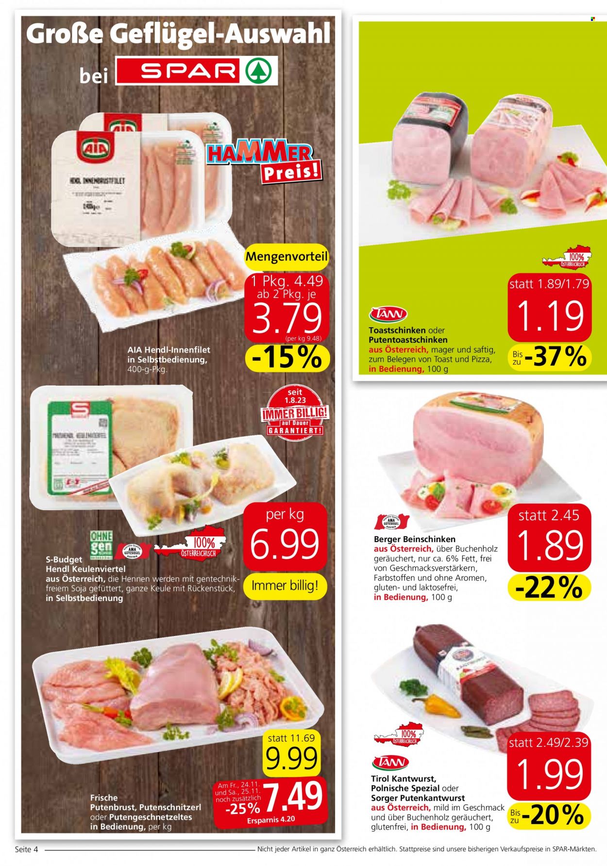 Angebote SPAR - 23.11.2023 - 13.12.2023. Seite 4