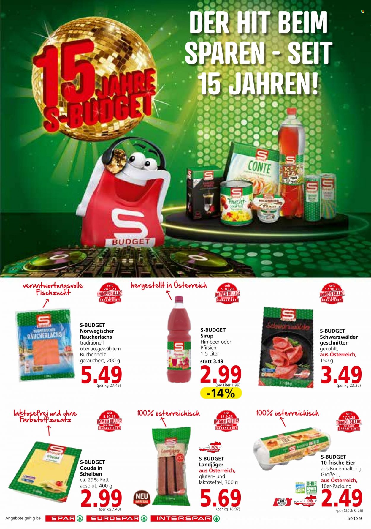 Angebote SPAR - 23.11.2023 - 13.12.2023. Seite 9