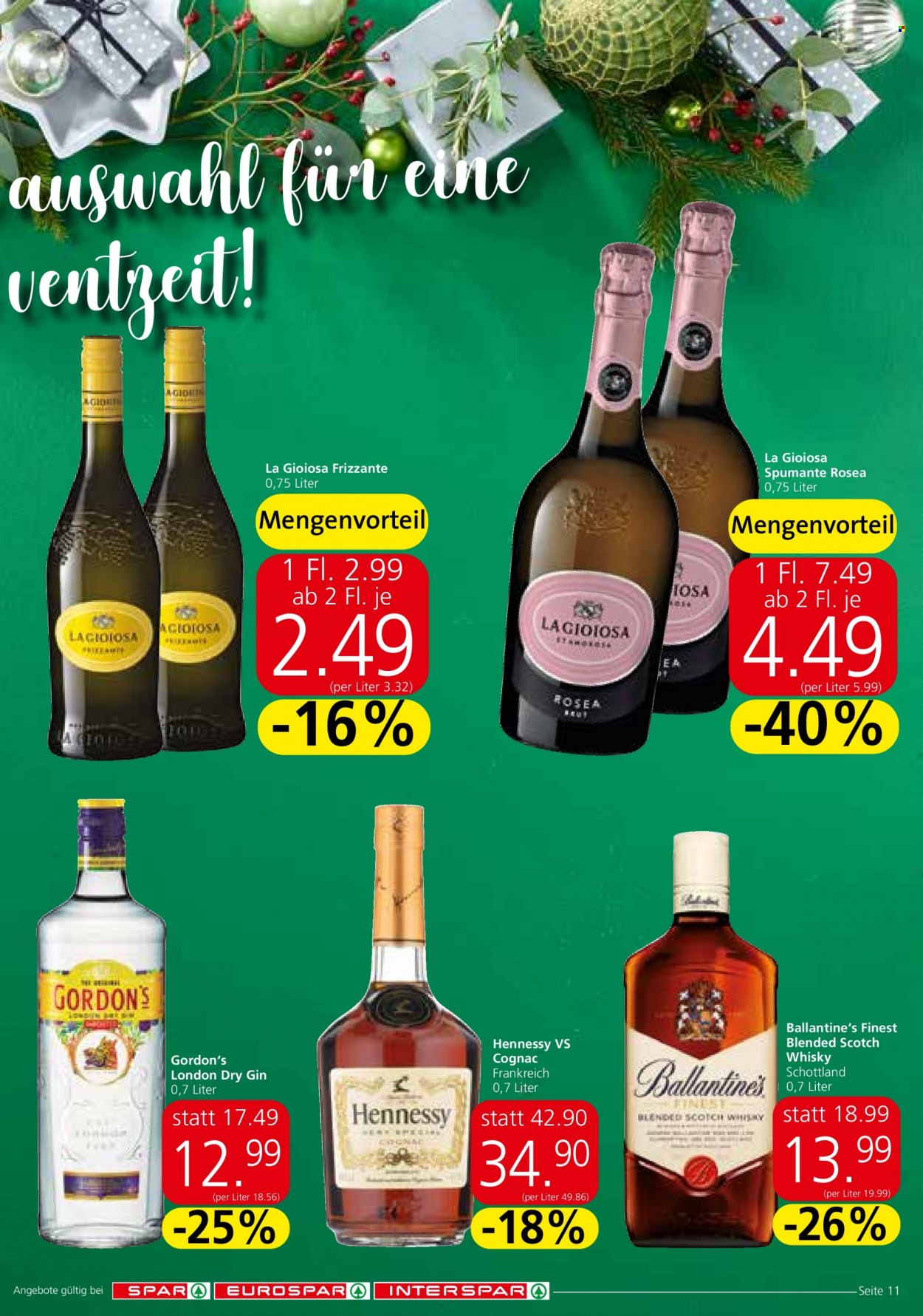 Angebote SPAR - 23.11.2023 - 13.12.2023. Seite 11
