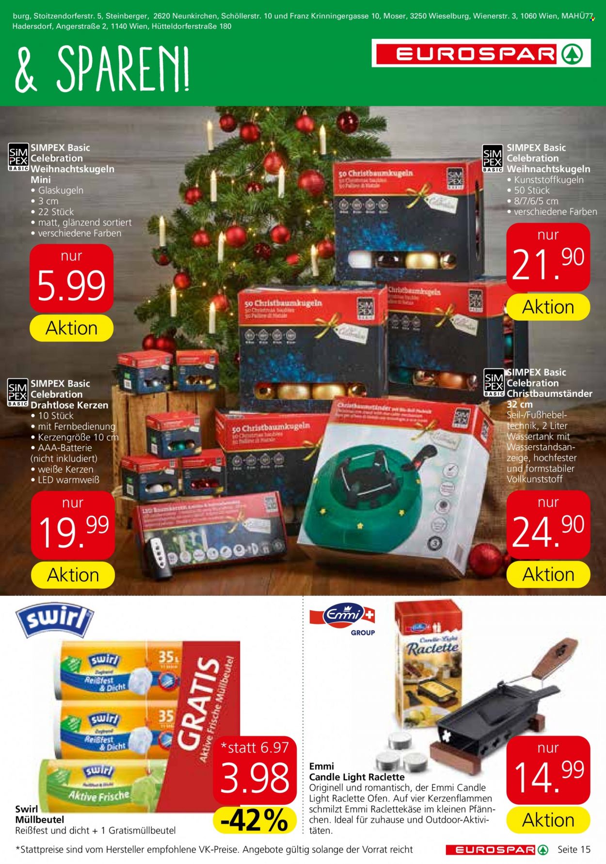 Angebote EUROSPAR - 23.11.2023 - 13.12.2023. Seite 15