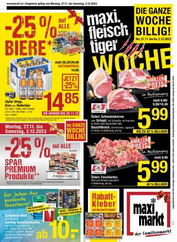 Angebote Maximarkt - 27.11.2023 - 2.12.2023.