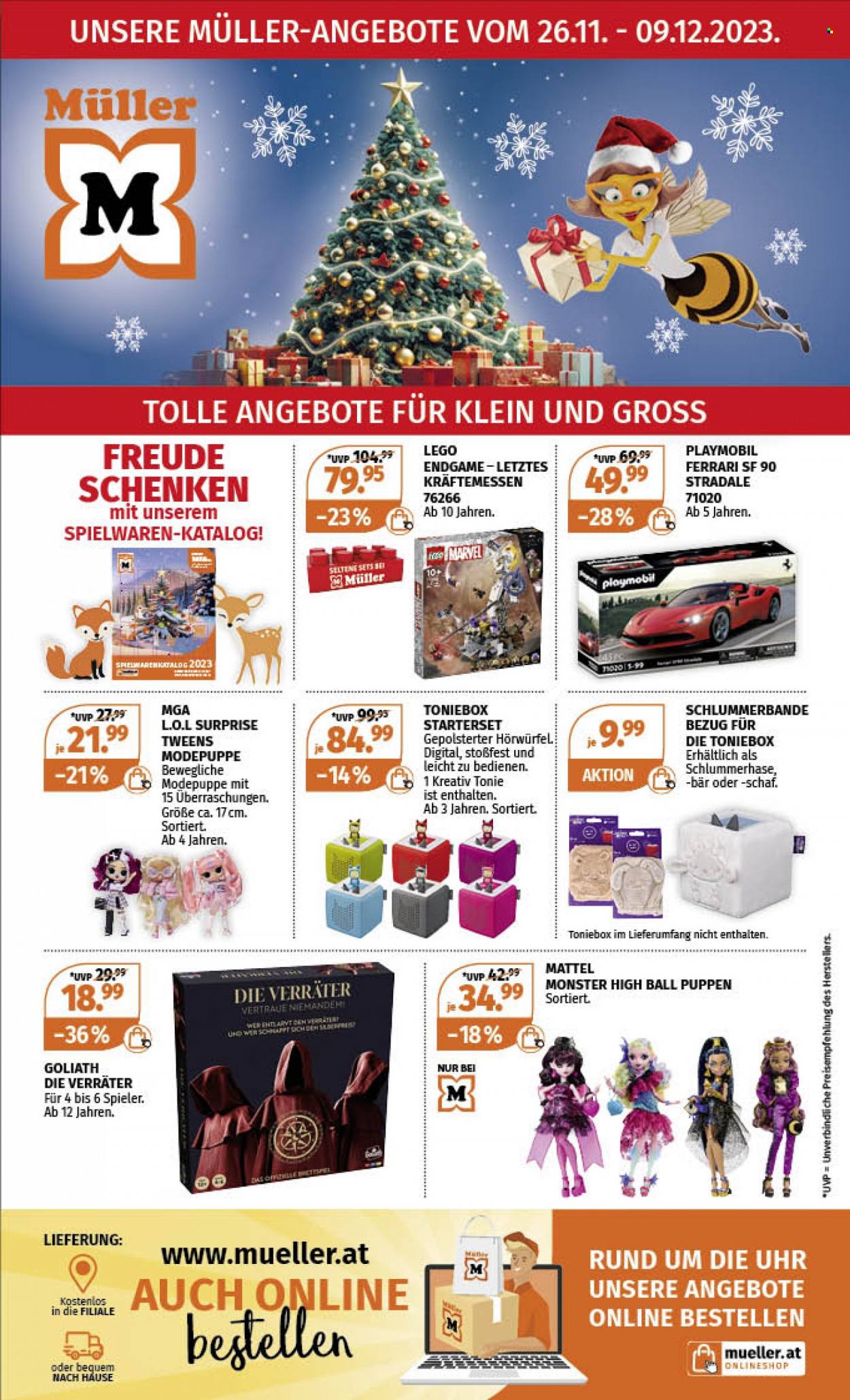 Angebote Müller - 26.11.2023 - 9.12.2023. Seite 1